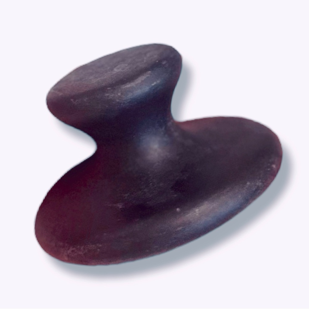 Bian Stone Facial Empress GuaSha Black Lava Skincare Stone Anti-Aging
